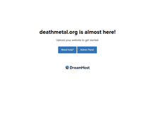 Tablet Screenshot of deathmetal.org